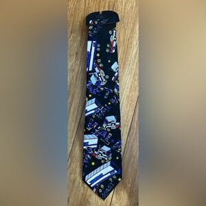 Vintage 90’s Colorful Wal-Mart Truck Patterned Men's Tie NWT